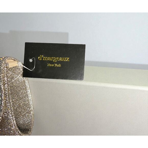 Sparkly Rhinestone Clutch Purse Evening Bag – Silver Glitter Formal Wedding NYE - Picture 4 of 6